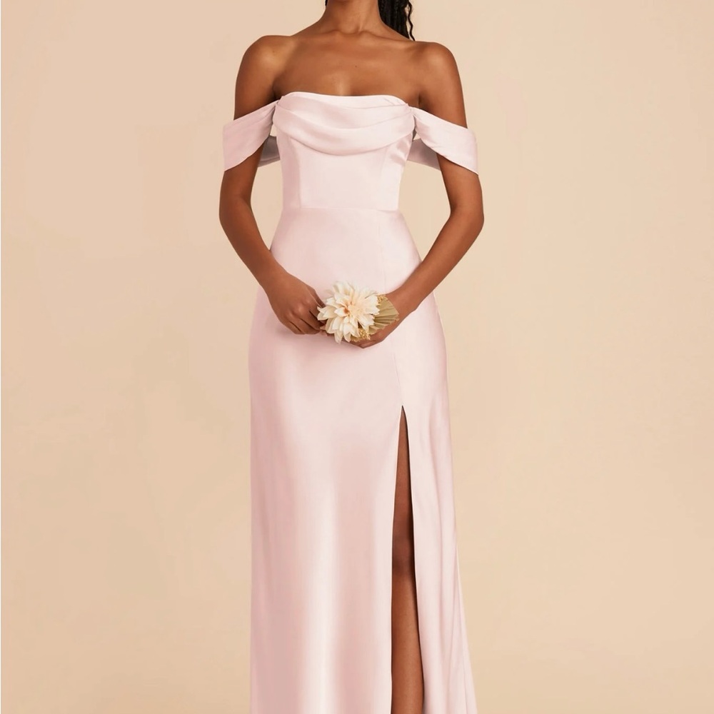 Birdy Grey Mia Dress
Matte Satin Pale Blush